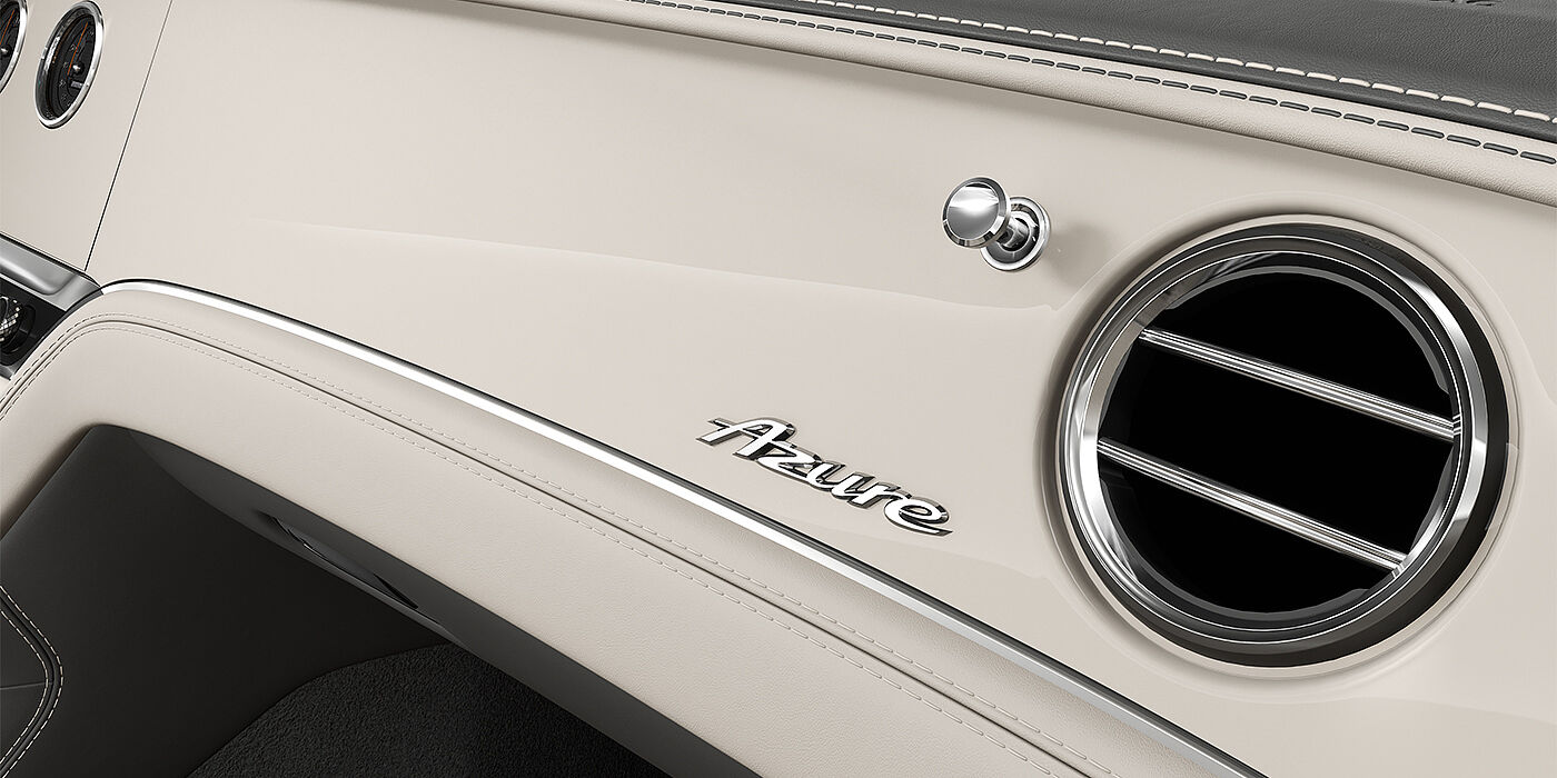 Bentley Hannover Bentley Continental GTC Azure convertible veneer detail in Piano Linen veneer