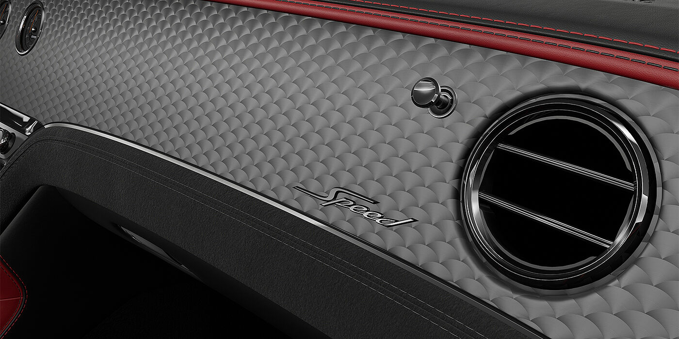 Bentley Hannover Bentley Continental GTC Speed convertible veneer in Diamond Brushed Dark Tint Aluminium