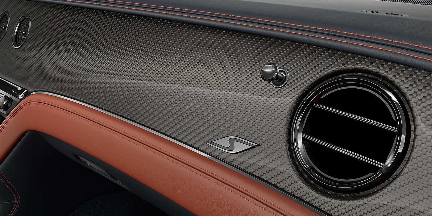 Bentley Hannover Bentley Continental GTC S convertible Carbon Fibre veneer detail