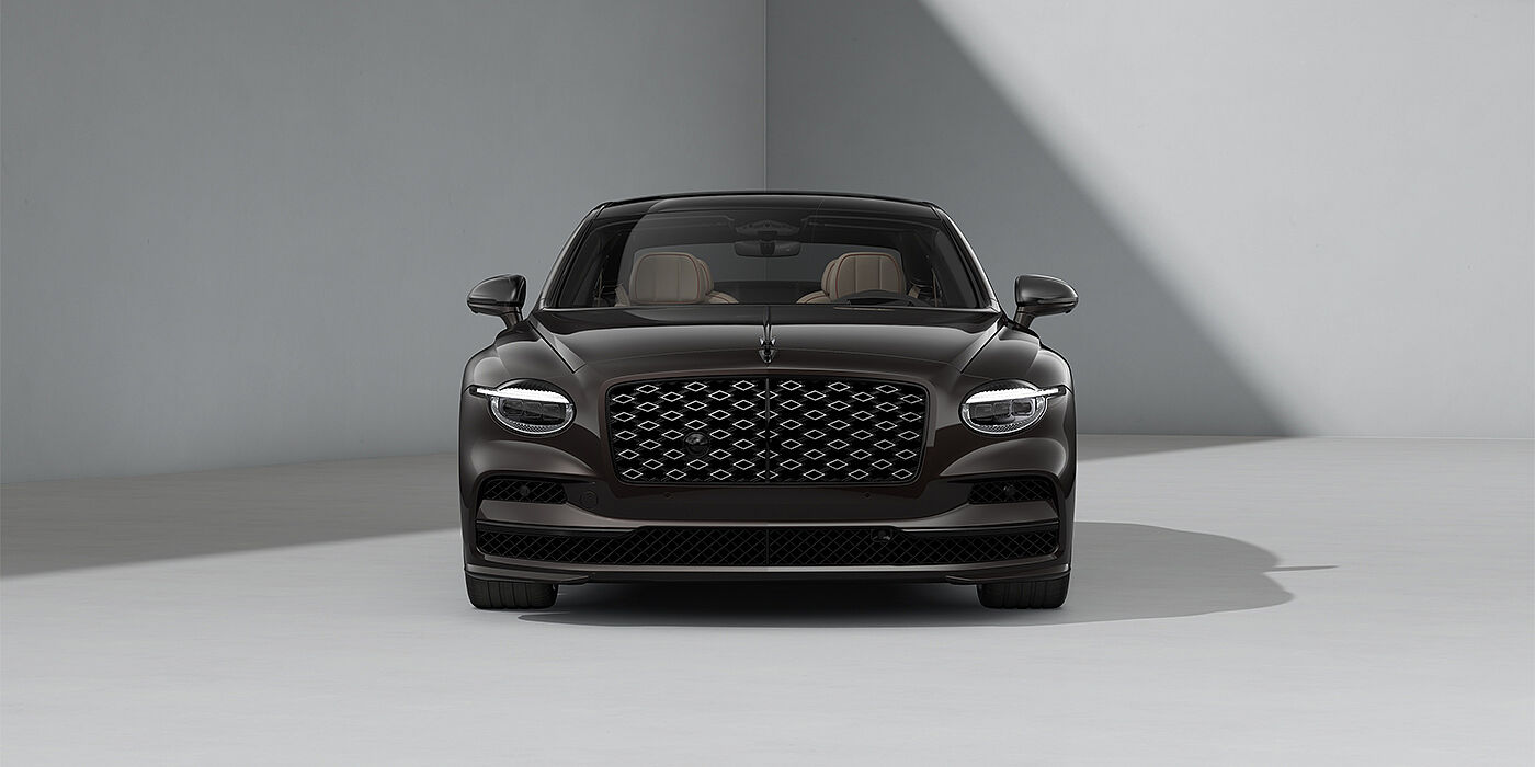 Bentley Hannover New Bentley Flying Spur Mulliner sedan in Havana brown paint full front with 22" Mulliner Black Painted & Polished wheels