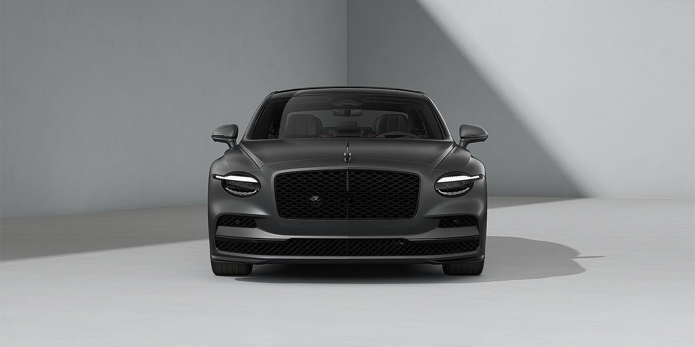 Bentley Hannover New Bentley Flying Spur S sedan in Anthracite Satin  paint full front with 22" Sports  wheels