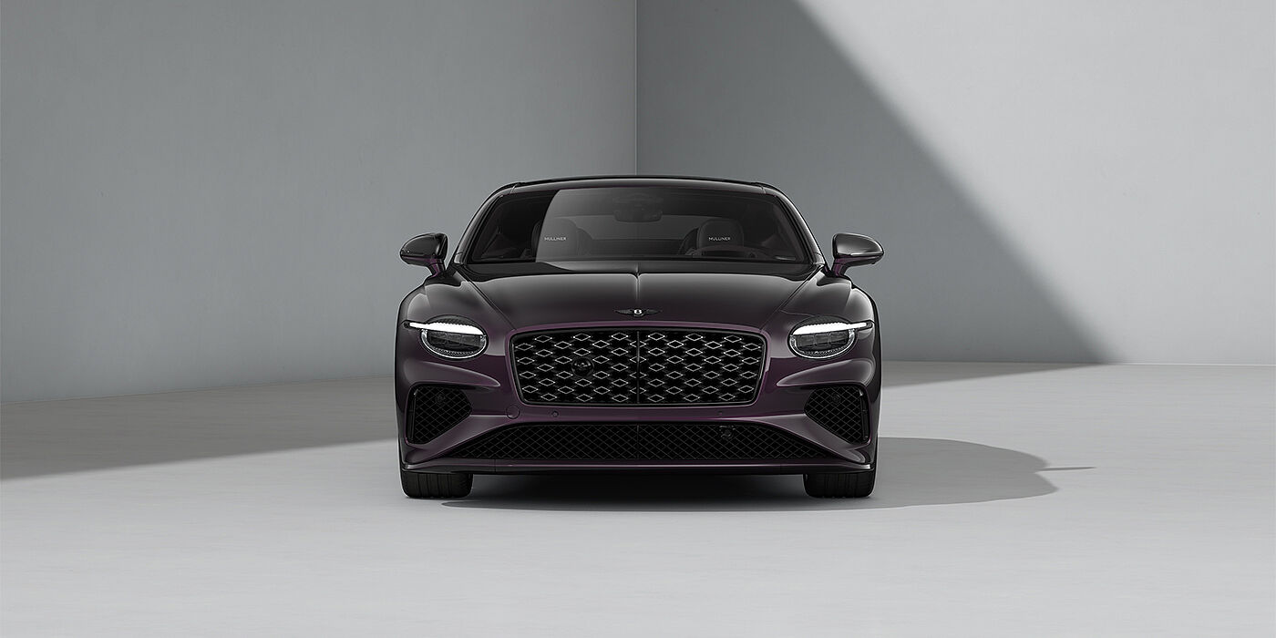 Bentley Hannover Bentley Continental GT Mulliner coupe in Damson paint and 22" Mulliner wheels - full front 3/4