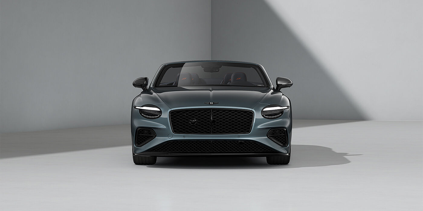 Bentley Hannover Bentley Continental GTC S convertible in Thunder paint and 22" ten swept spoke wheels - full front