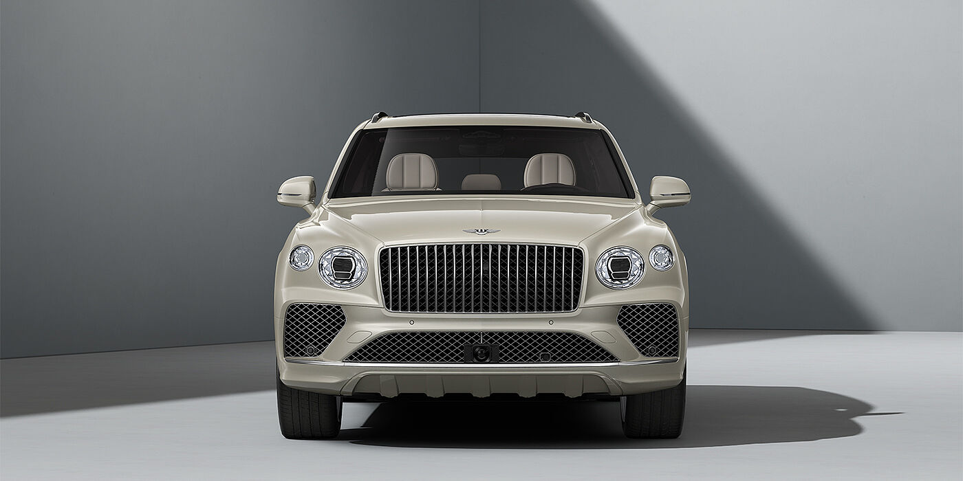 Bentley Hannover Bentley Bentayga Azure SUV in White Sand paint and 22" Ten Spoke Polished wheels - full front
