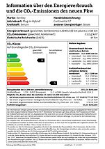 Bentley Continental GT 2025 information über den energieverbrauch und die co2-emissionen des neuen pkw
