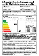Bentley Flying Spur Mulliner 2025 information über den energieverbrauch und die co2-emissionen des neuen pkw