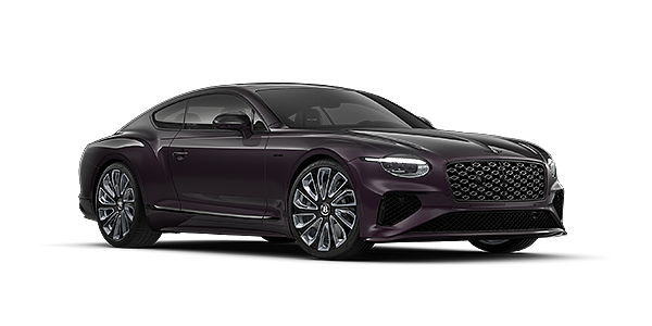 Bentley Hannover Bentley Continental GT Mulliner coupe in Damson paint and 22" Mulliner wheels - front 3/4