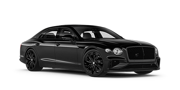 Bentley Hannover Bentley New Flying Spur Black Edition front three quarter in Onyx paint
