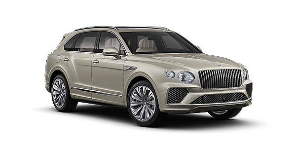 Bentley Hannover Bentley Bentayga Azure SUV in White Sand paint and 22" Ten Spoke Polished wheels – front 3/4