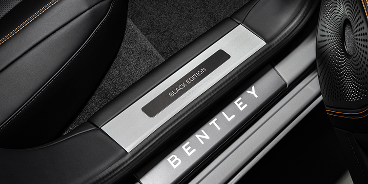 Bentley Hannover Bentley Flying Spur Black Edition sedan limited edition treadplate featuring Black Edition wording with Beluga black hide